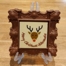 Load image into Gallery viewer, Christmas Chocolate Frame with a personalised Festive Greeting