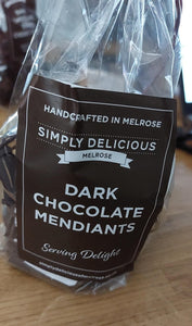 Dark chocolate mendiants