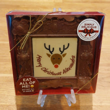 Load image into Gallery viewer, Christmas Chocolate Frame with a personalised Festive Greeting
