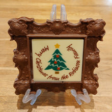Load image into Gallery viewer, Christmas Chocolate Frame with a personalised Festive Greeting
