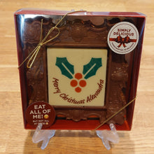 Load image into Gallery viewer, Christmas Chocolate Frame with a personalised Festive Greeting
